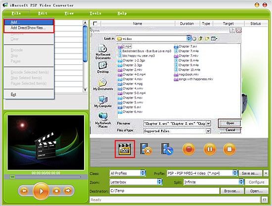 iMacsoft PSP Video ConverterҕlD(zhun)Q̌W(xu)