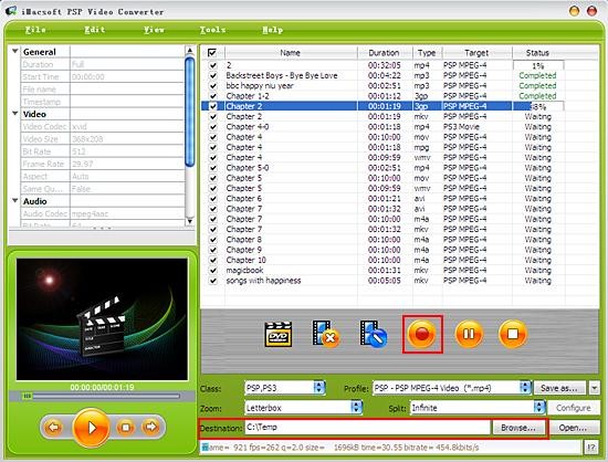 iMacsoft PSP Video ConverterҕlD(zhun)Q̌W(xu)