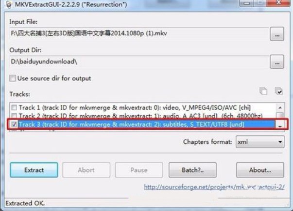 MkvextractguiȡMKVҕl܉Ļ