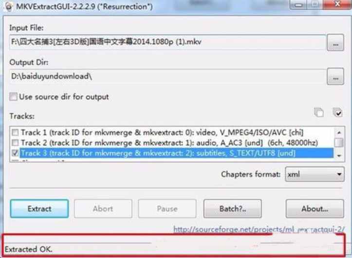 MkvextractguiȡMKVҕl܉Ļ