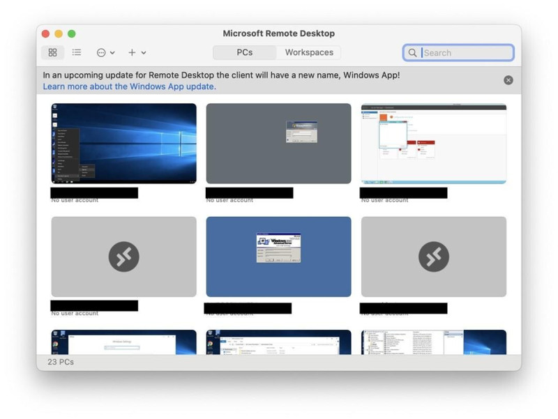圖：微軟將遠程桌面(RD)更名為Windows App 似乎又增加用戶的分辨難度